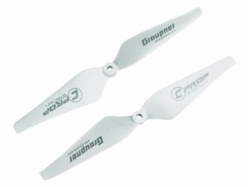 GRAUPNER COPTER PROP 5X3 5/6/8 MM WHITE (2L&2R) E-1347/5X3 - OUT OF STOCK